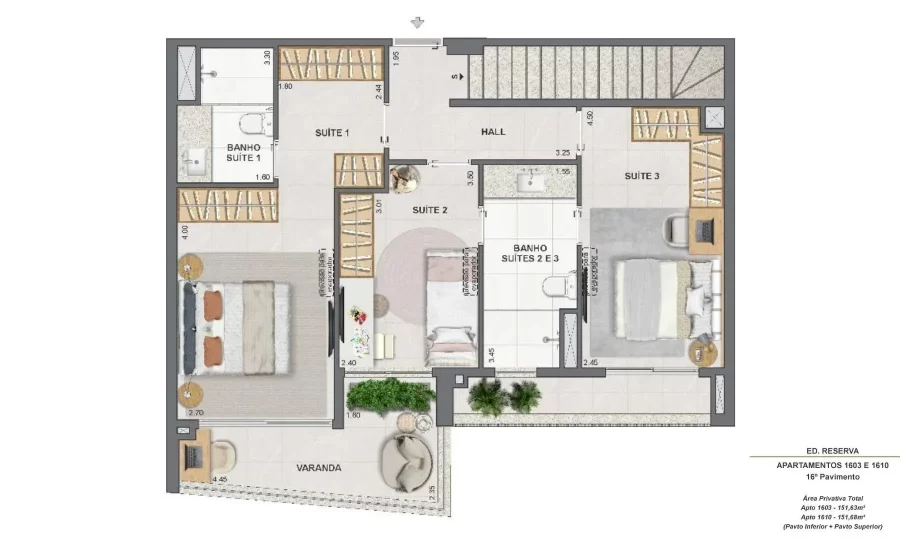 Endless Península Planta Cobertura Duplex 3 Inferior